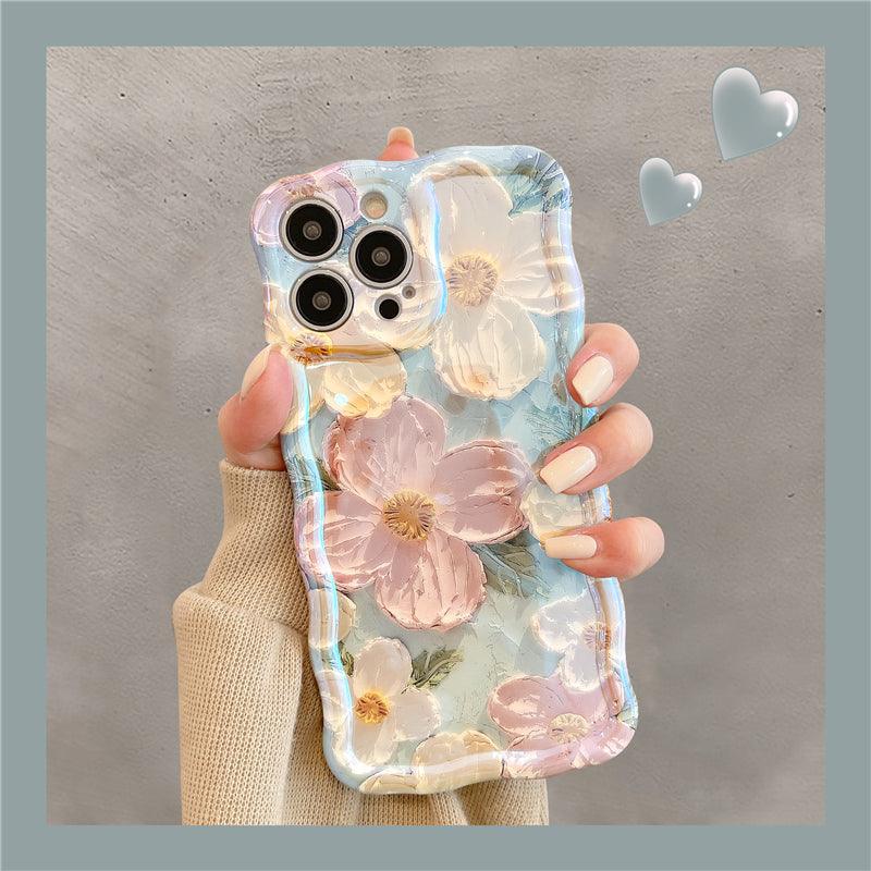 French Vintage Oil Painting Flowers iPhone Case - Most iPhone Case