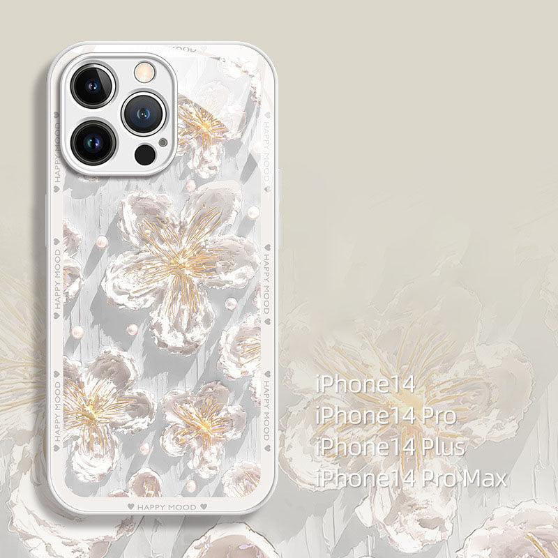 Ins New Oil Painting Flower iPhone Case - Most iPhone Case