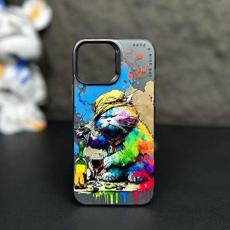 Colorful graffiti iPhone case - Phone Fashion Case