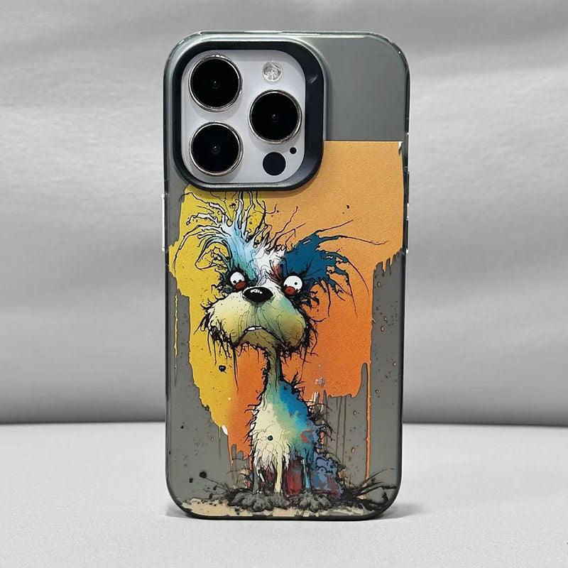 Colorful graffiti iPhone case - Phone Fashion Case