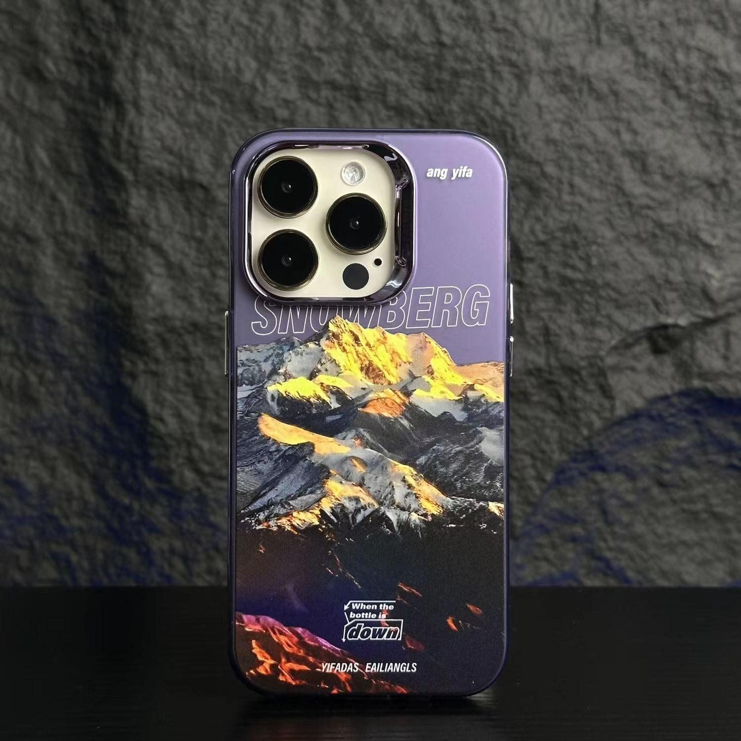 Creative snow mountain scenery iPhone Case - Most iPhone Case