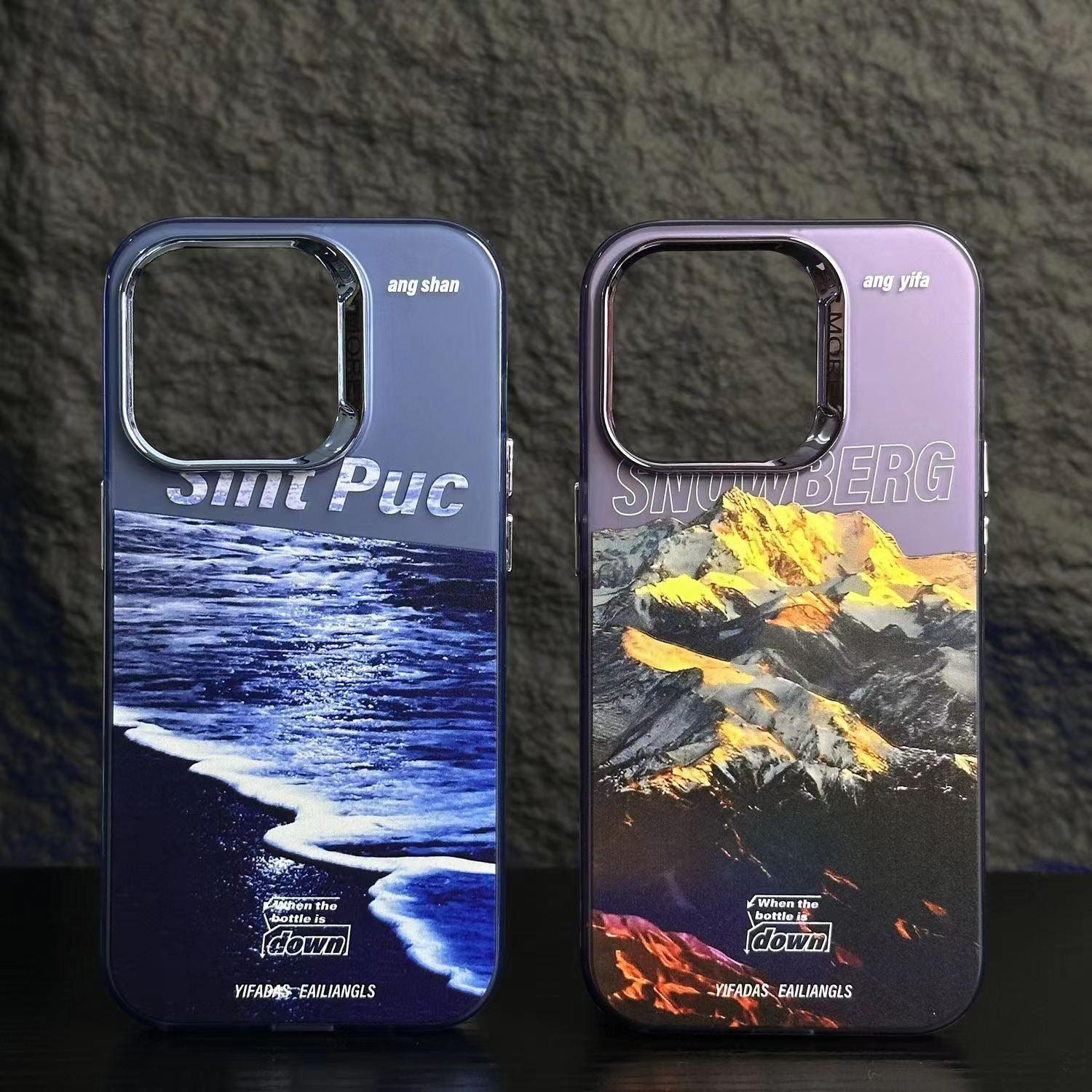 Creative snow mountain scenery iPhone Case - Most iPhone Case