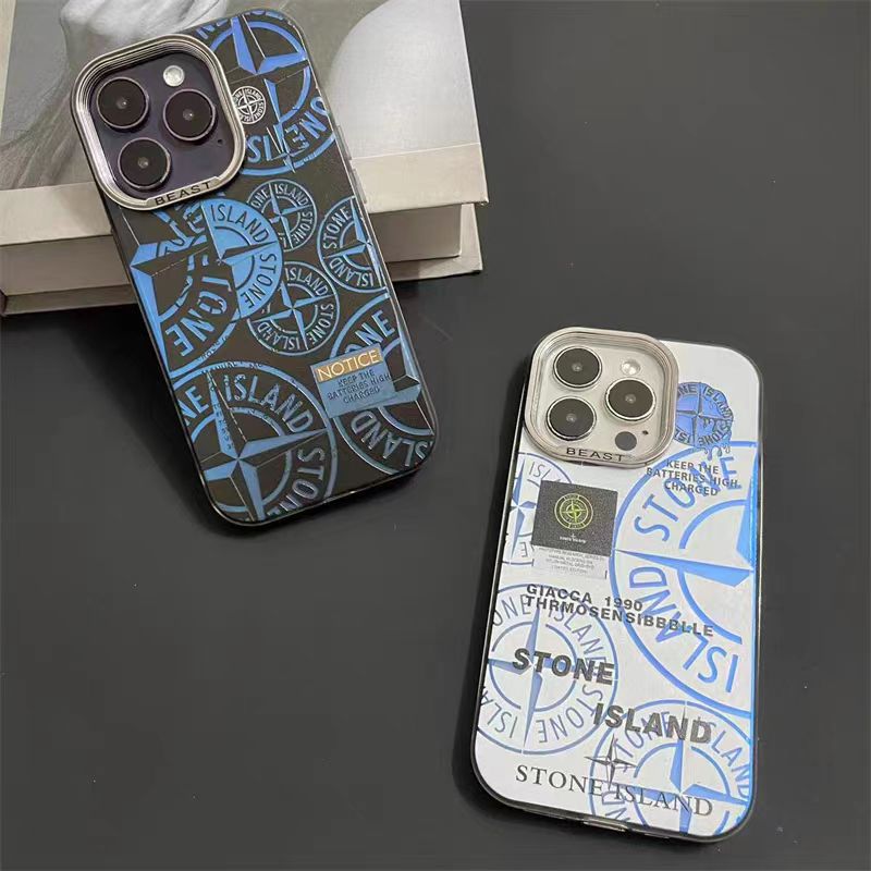 Frosted laser electroplated iPhone case