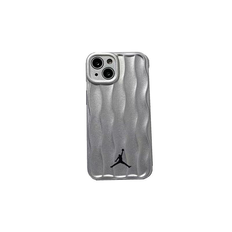 Frosted electroplated ripple iPhone case