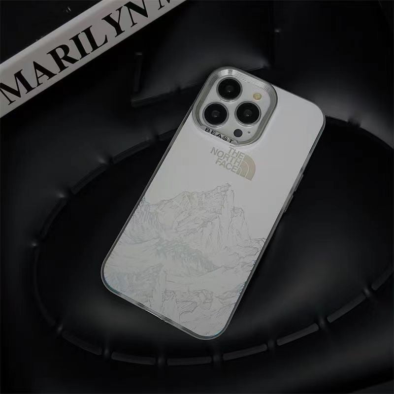 [MagSafe]Frosted Laser snow Mountain iPhone Case