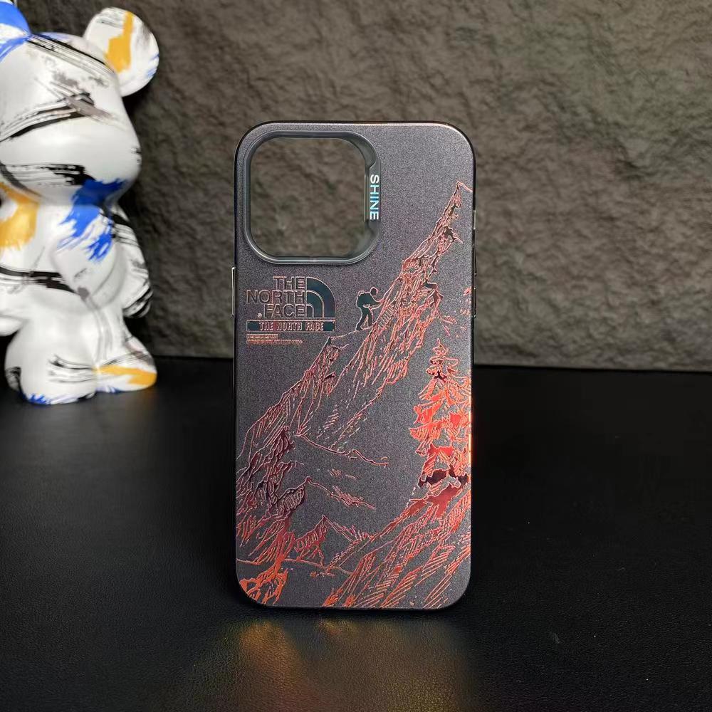 Frosted laser gradient iPhone case