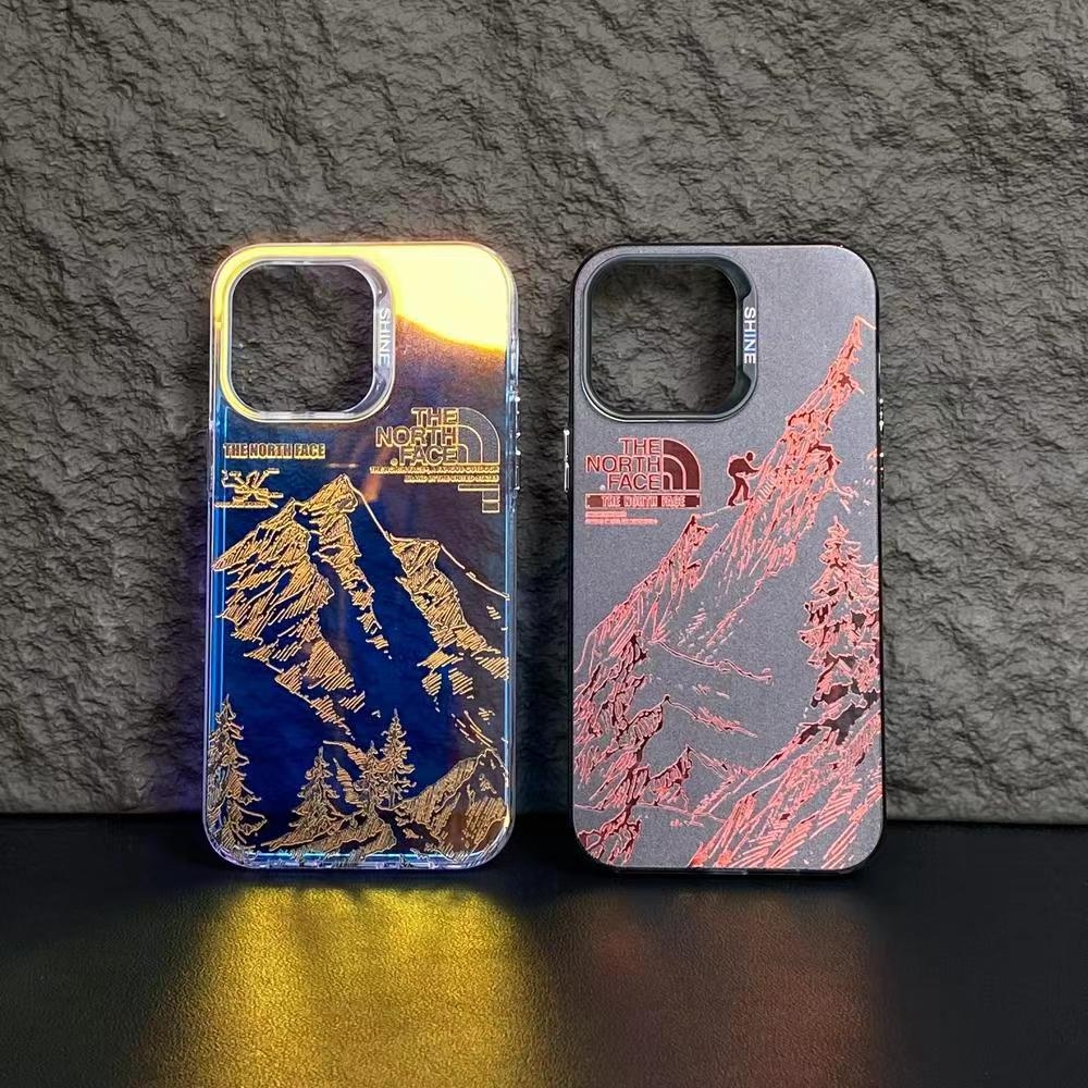 Frosted laser gradient iPhone case