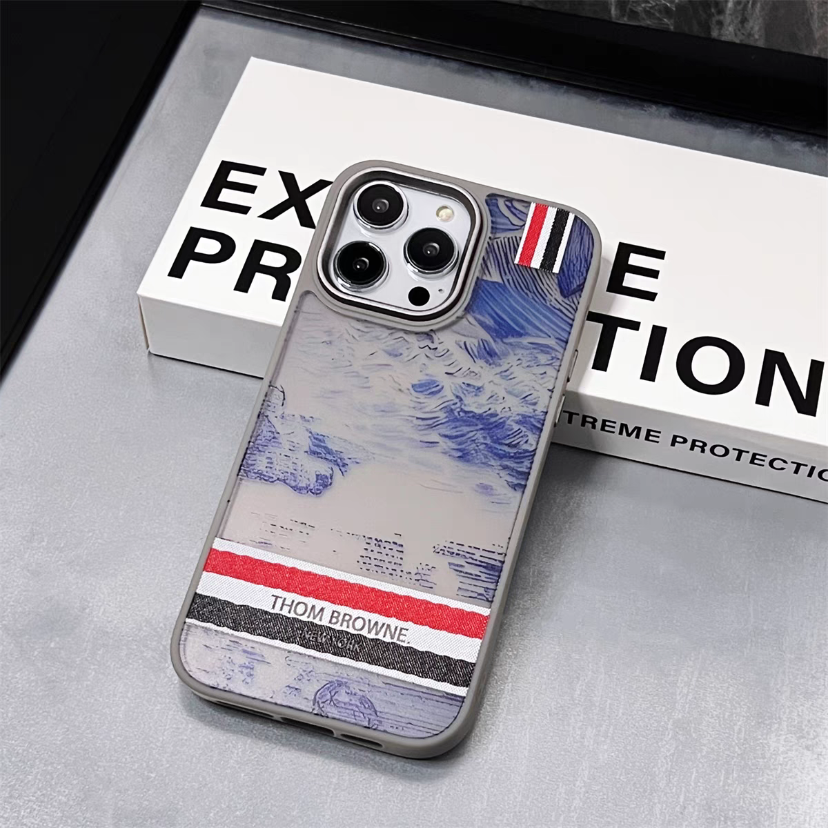 Frosted semi-transparent iPhone case