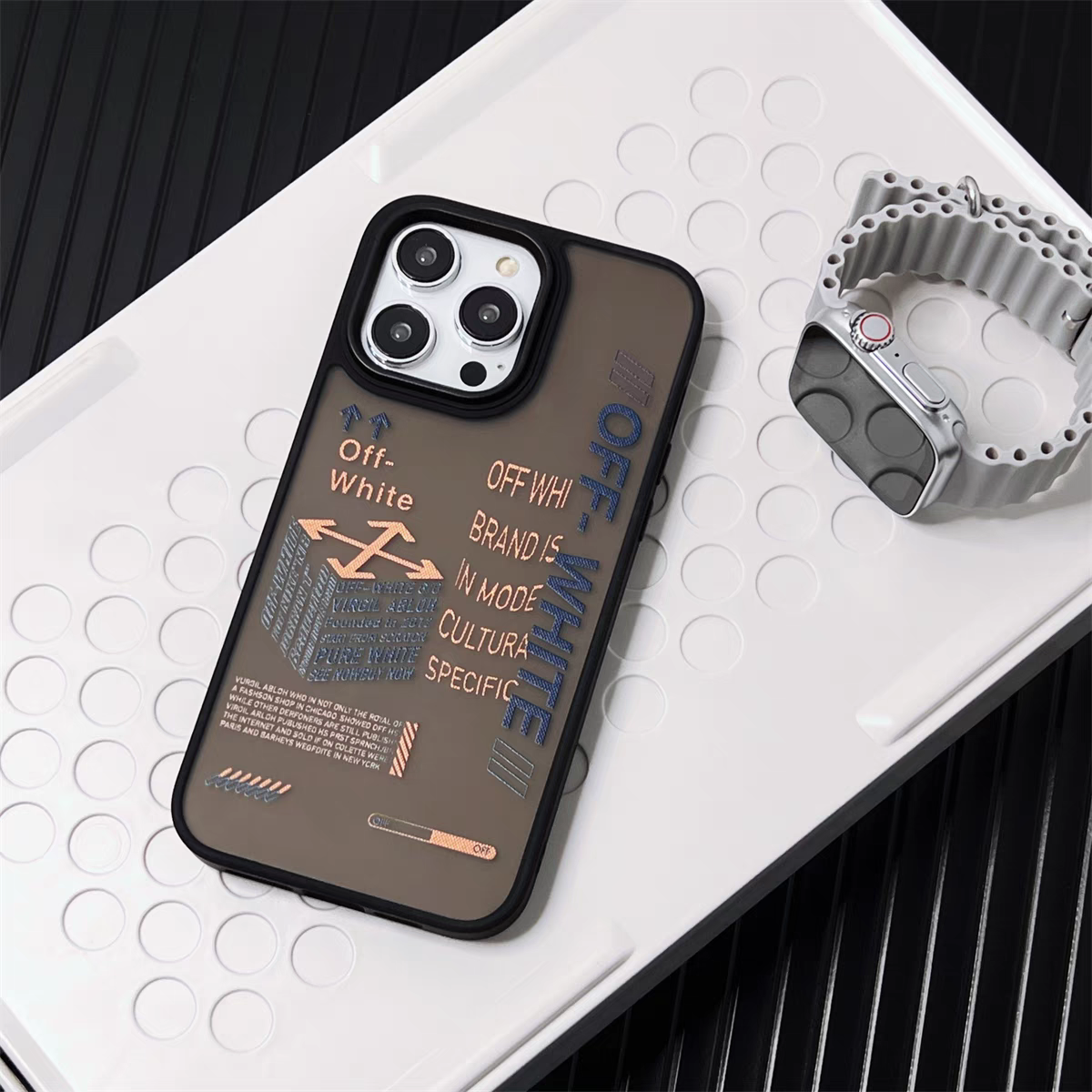 Frosted semi-transparent iPhone case