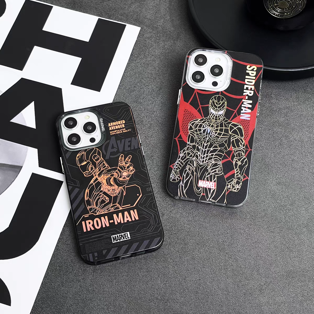 【Spider-Man&Iron Man】Anime iPhone Case