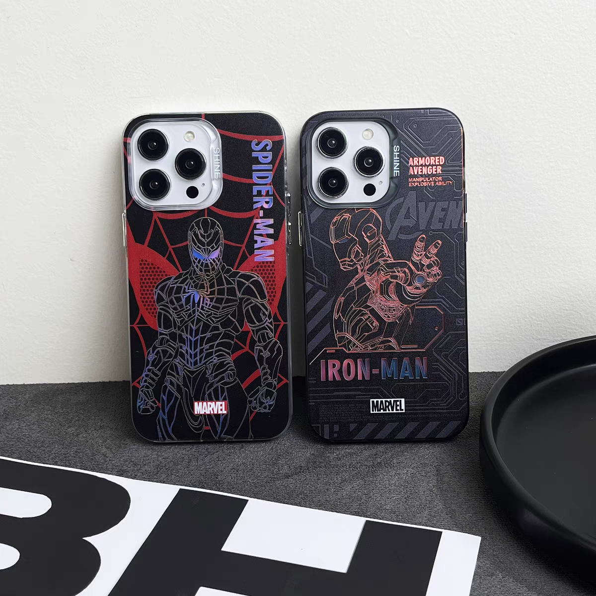 【Spider-Man&Iron Man】Anime iPhone Case