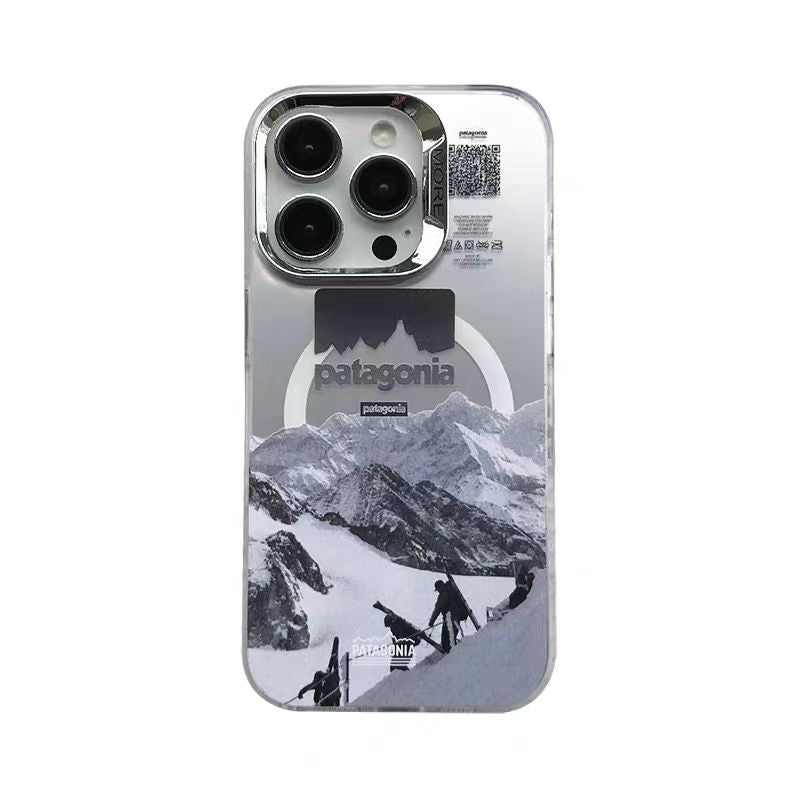 [Magsafe]Frosted outdoor Snow mountain iPhone case