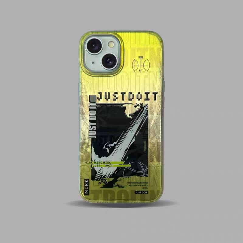 Frosted electroplated sports iPhone case