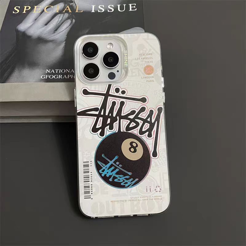 Frosted electroplated graffiti iPhone case