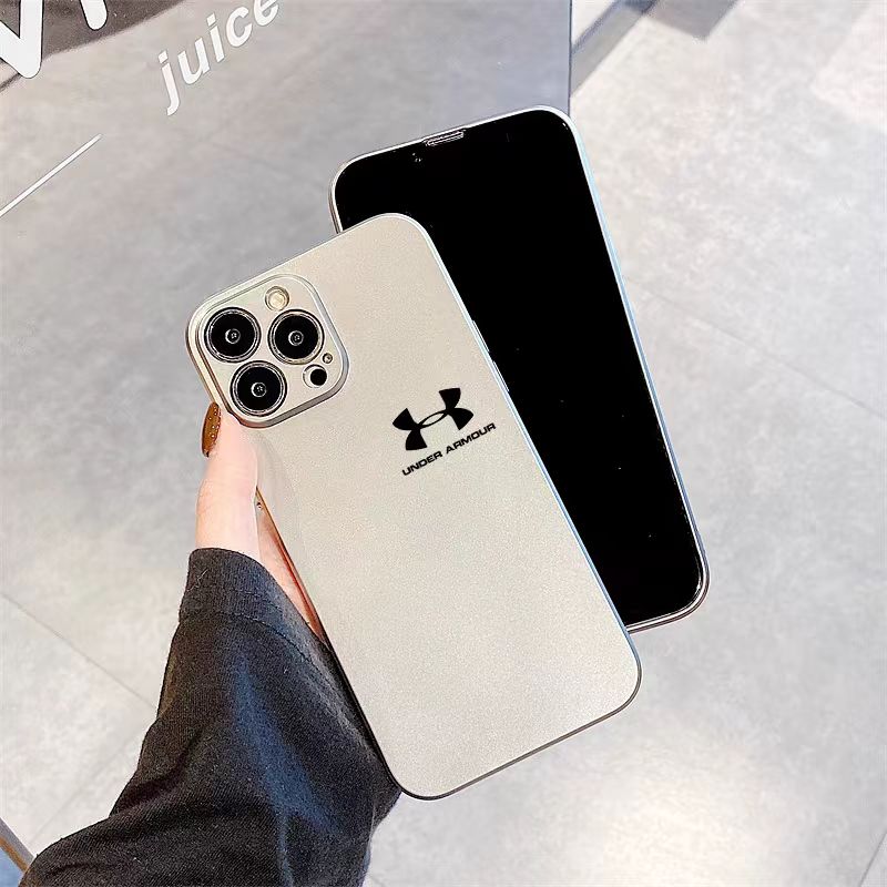 Frosted silicone simple iPhone case