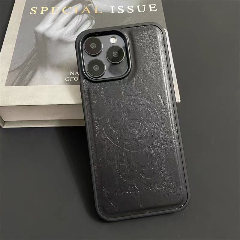 [MagSafe]Stylish leather iPhone case