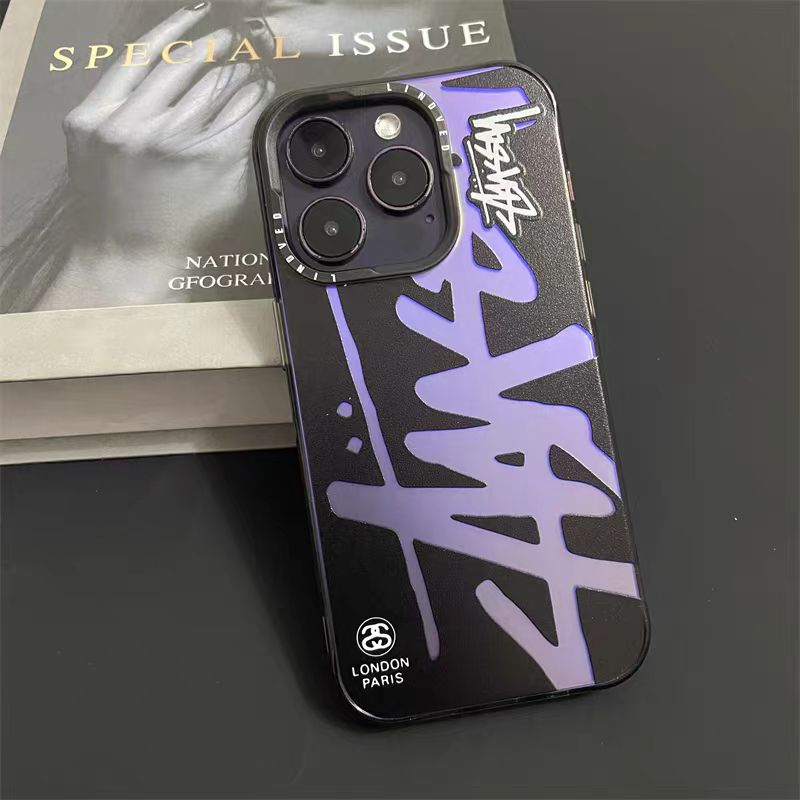 Frosted graffiti style iPhone case