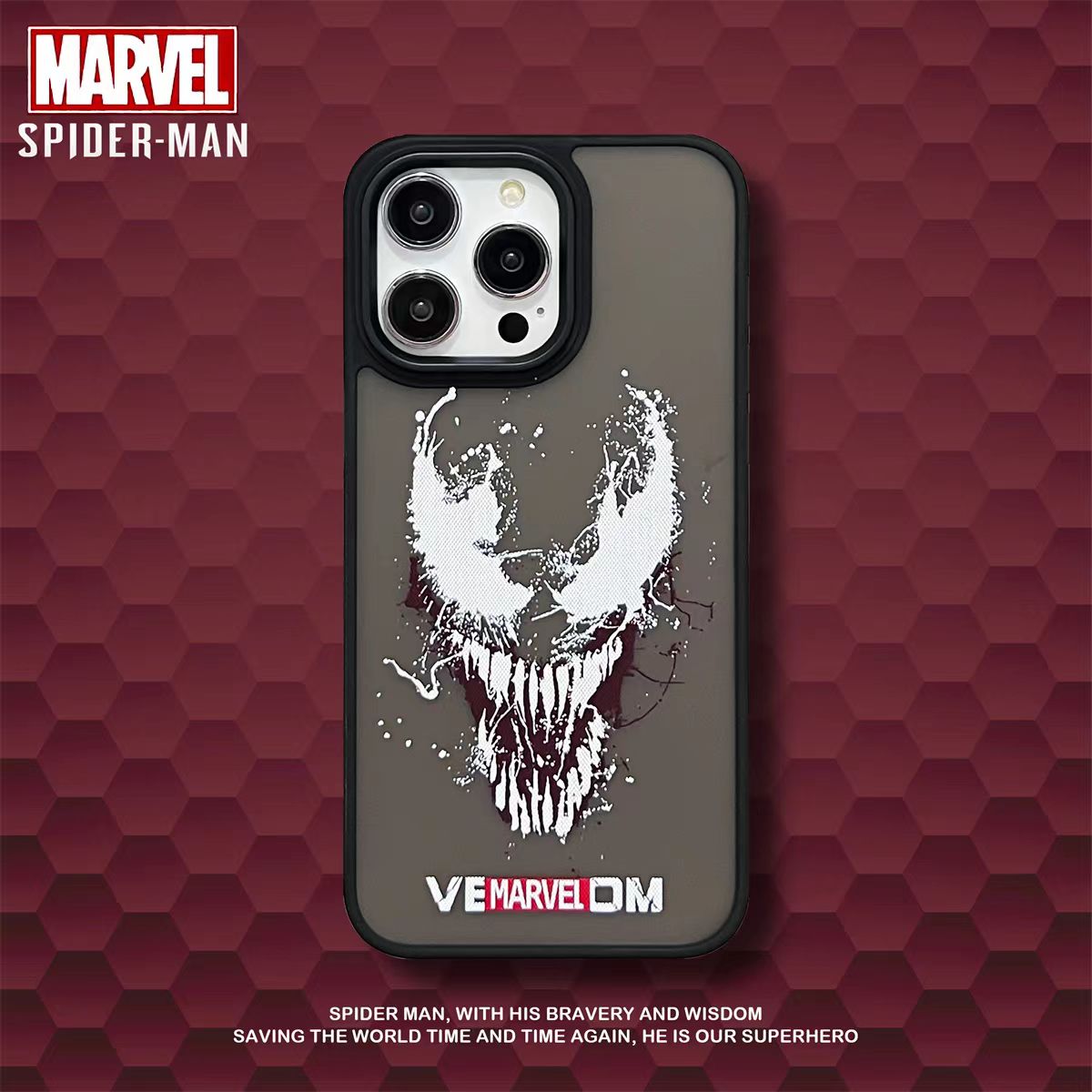 【Spider-Man Venom】Anime iPhone Case