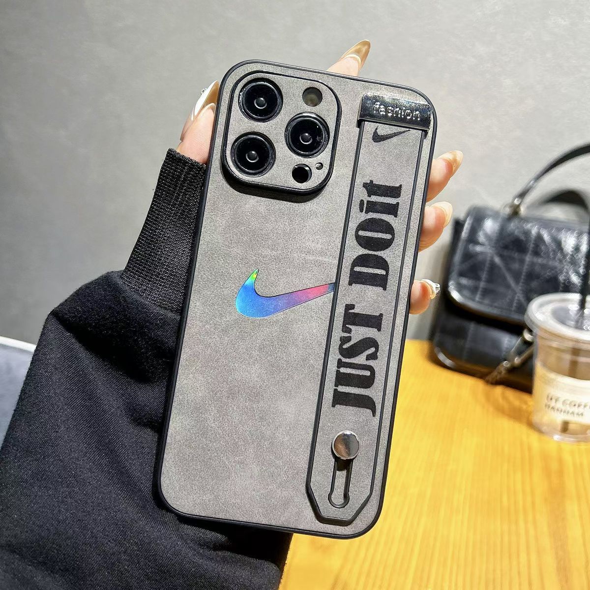 【Sport】Stylish Suede Leather iPhone case