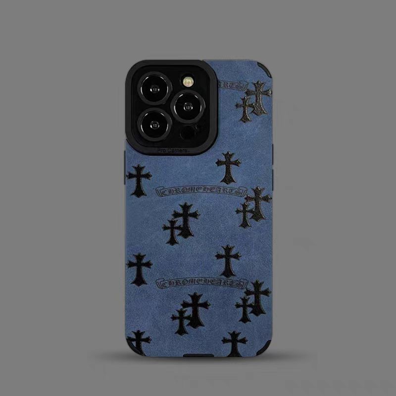 【Cross】Stylish Suede Leather iPhone case