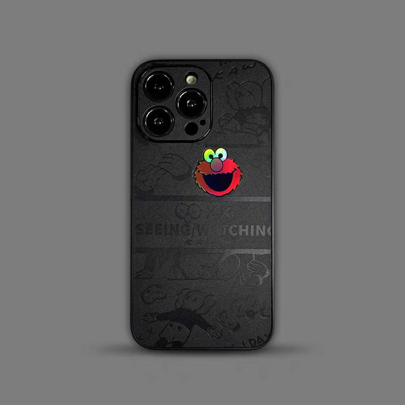 【Kaws】Stylish Suede Leather iPhone case