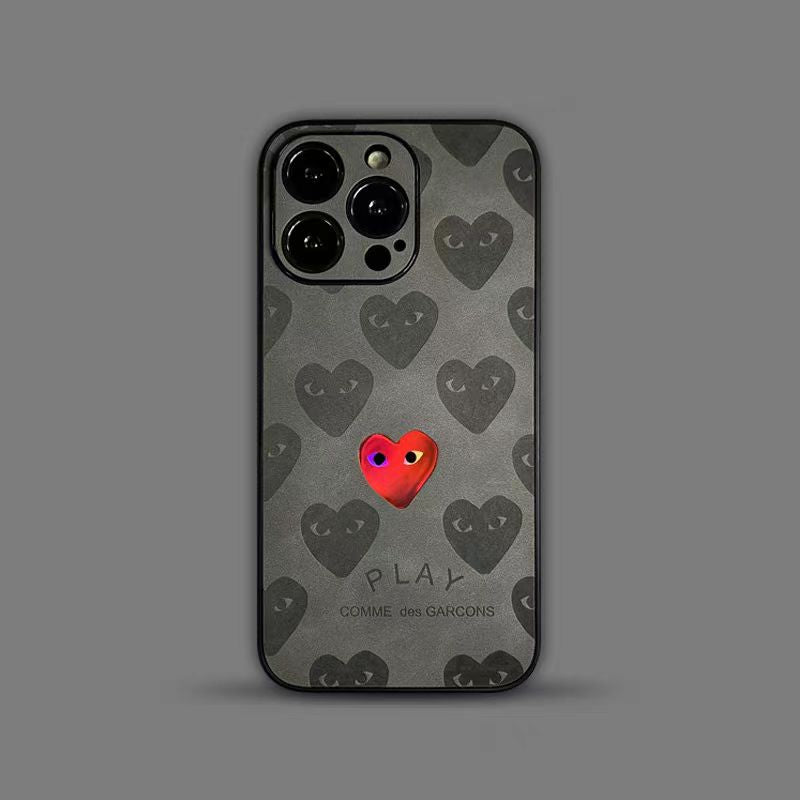 【Love】Stylish Suede Leather iPhone case