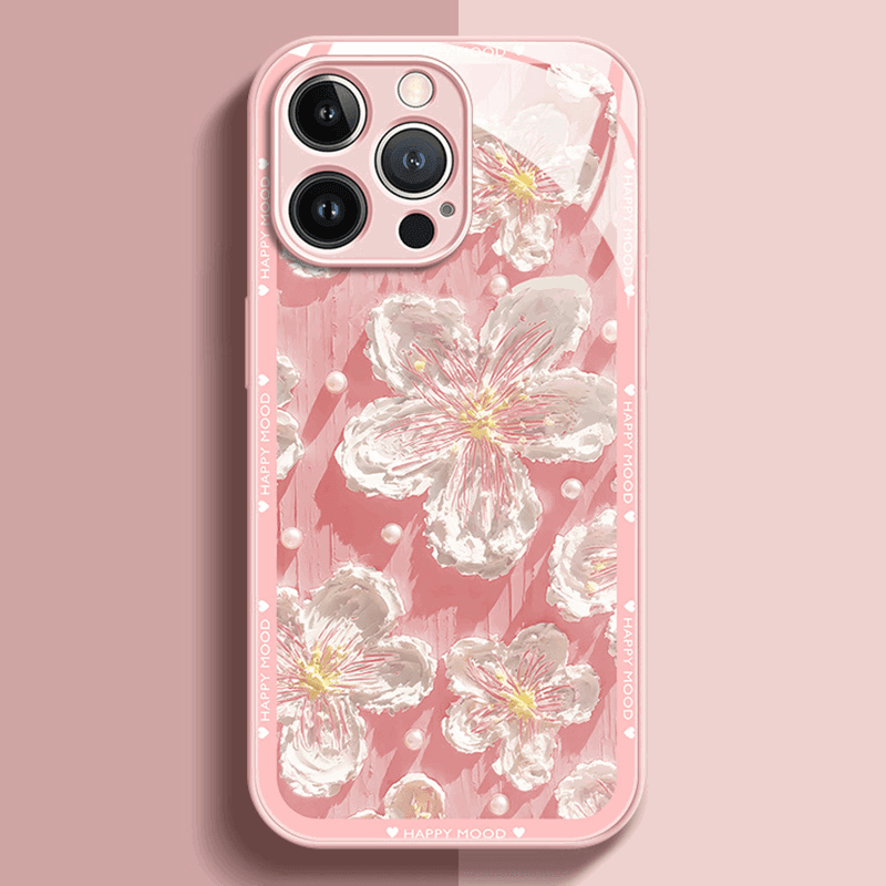 Ins Hot Oil Painting Flower iPhone Case - Most iPhone Case