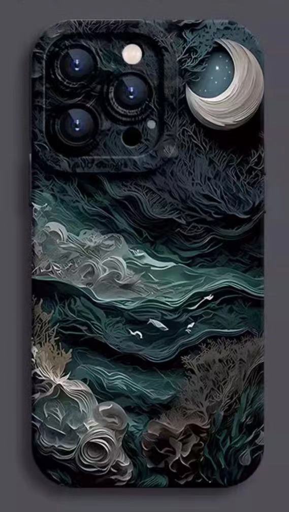 Painted phone case