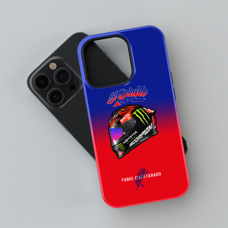 Fabio Quartararo 2022 helmet Moto GP Phone case