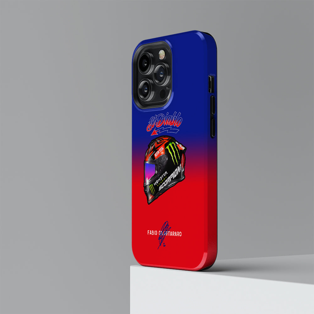 Fabio Quartararo 2022 helmet Moto GP Phone case