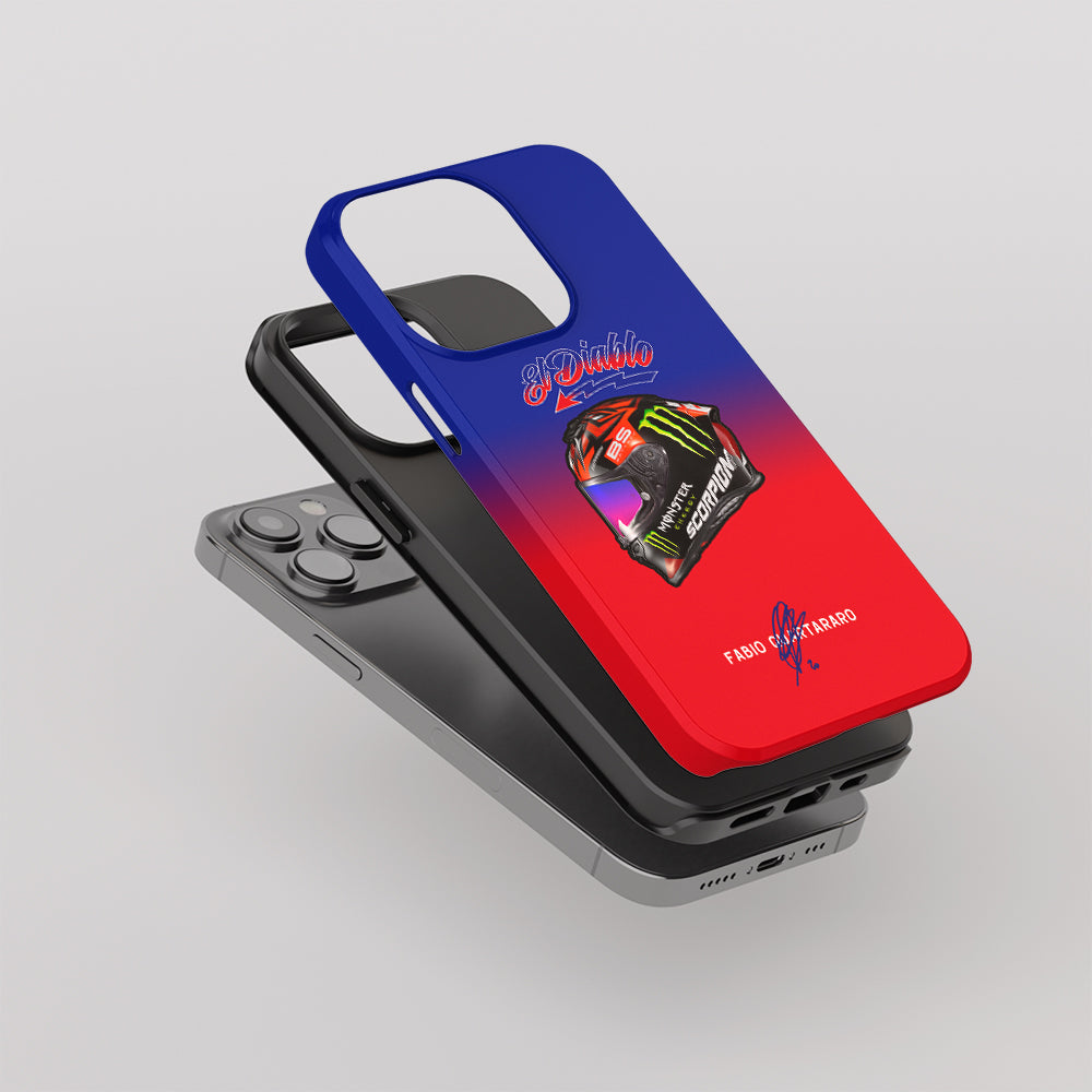 Fabio Quartararo 2022 helmet Moto GP Phone case