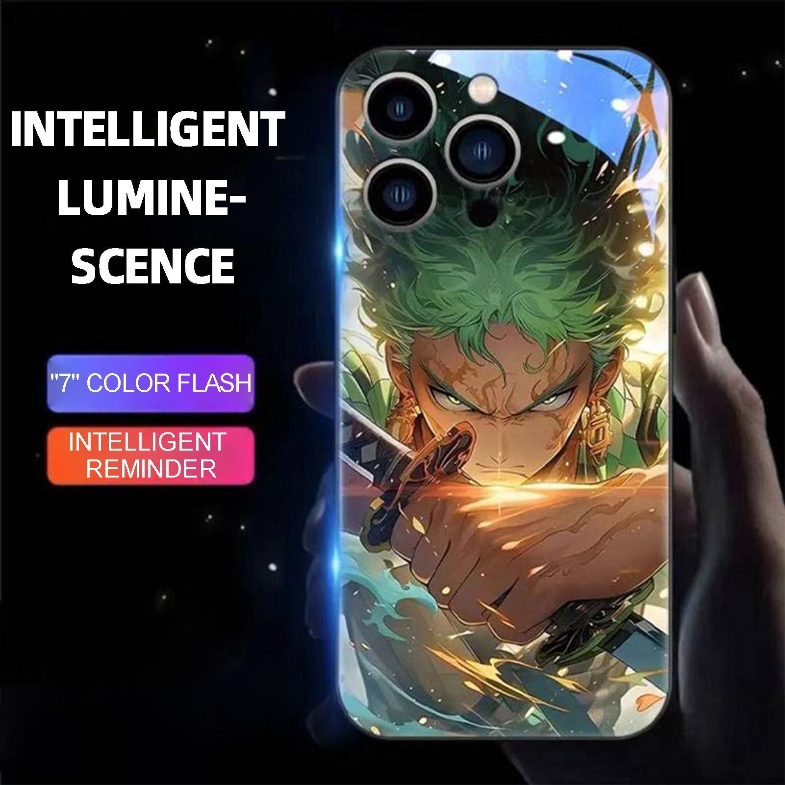 【Luffy】Anime  flash iPhone Case