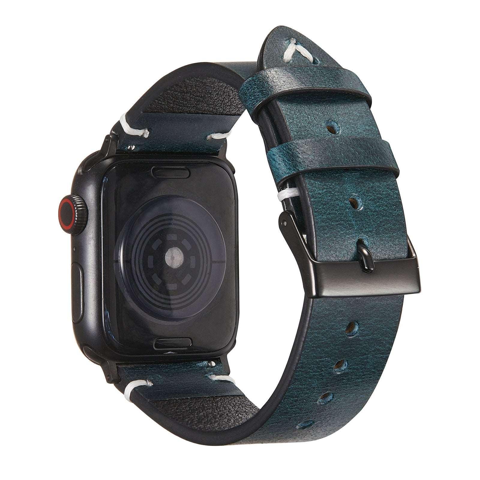 Vintage Oil Wax Leather iWatch Band - Most iPhone Case