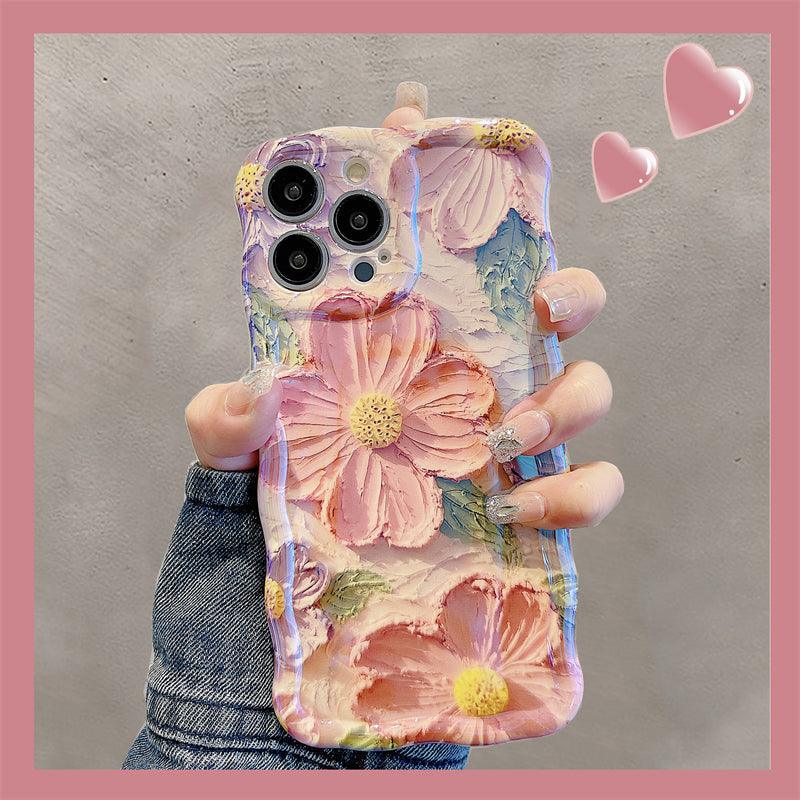 French Retro Oil Painting Flower iPhone Cases - Most iPhone Case