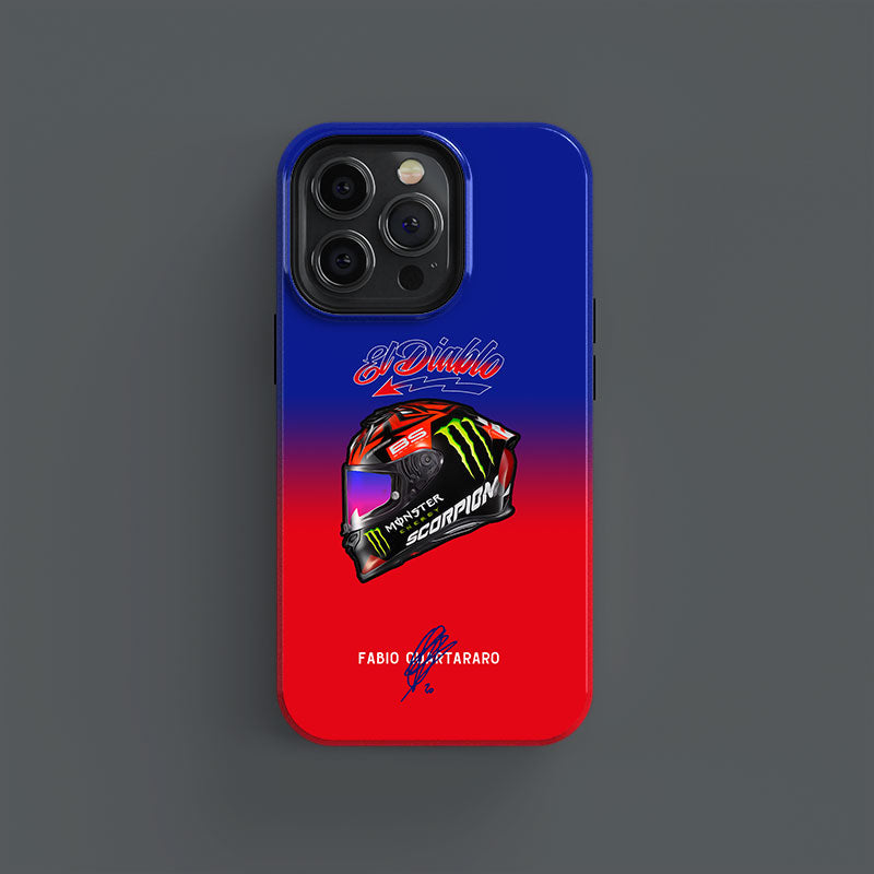 Fabio Quartararo 2022 helmet Moto GP Phone case