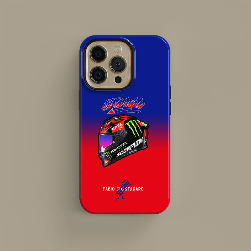 Fabio Quartararo 2022 helmet Moto GP Phone case