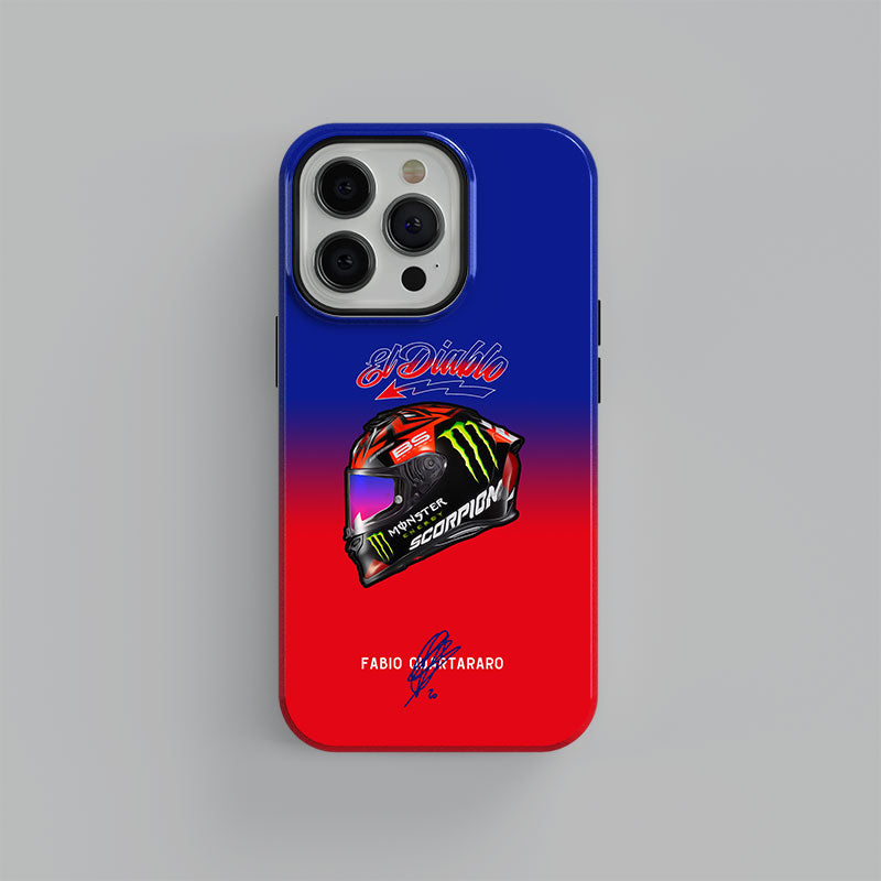 Fabio Quartararo 2022 helmet Moto GP Phone case